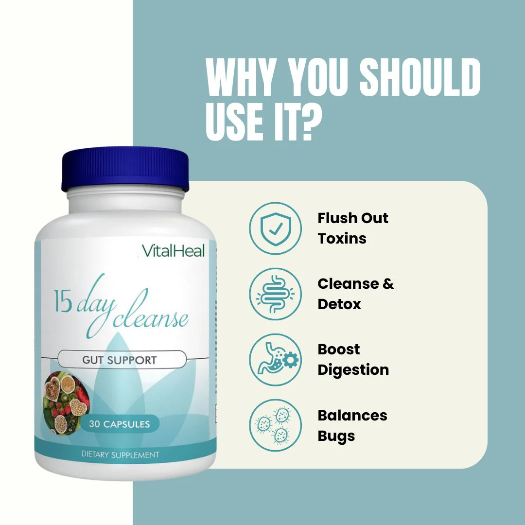 15-Day Cleanse - Gentle Colon Detox & Gut Support for Digestive Health - Image 3