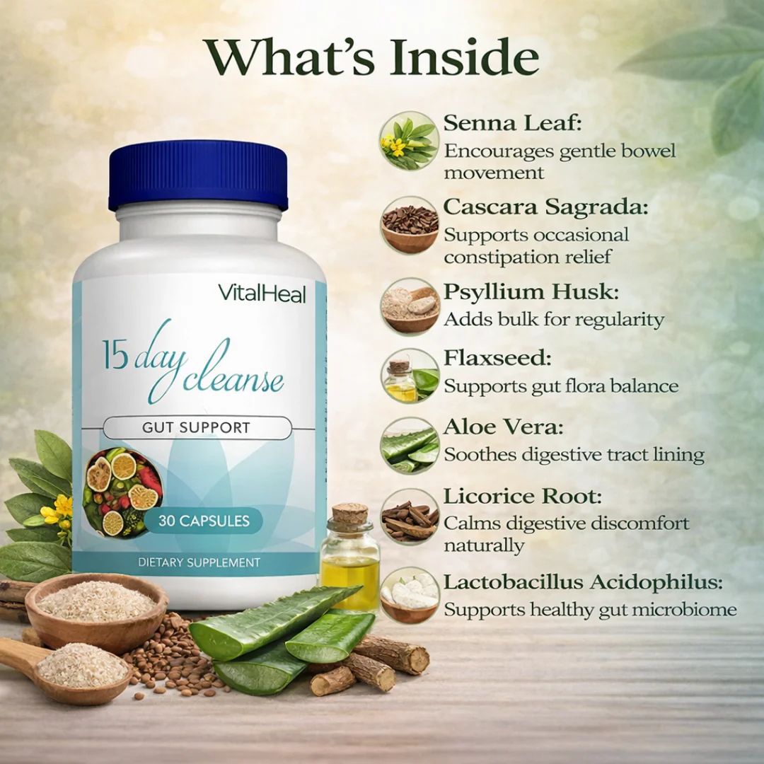 15-Day Cleanse - Gentle Colon Detox & Gut Support for Digestive Health - Image 5