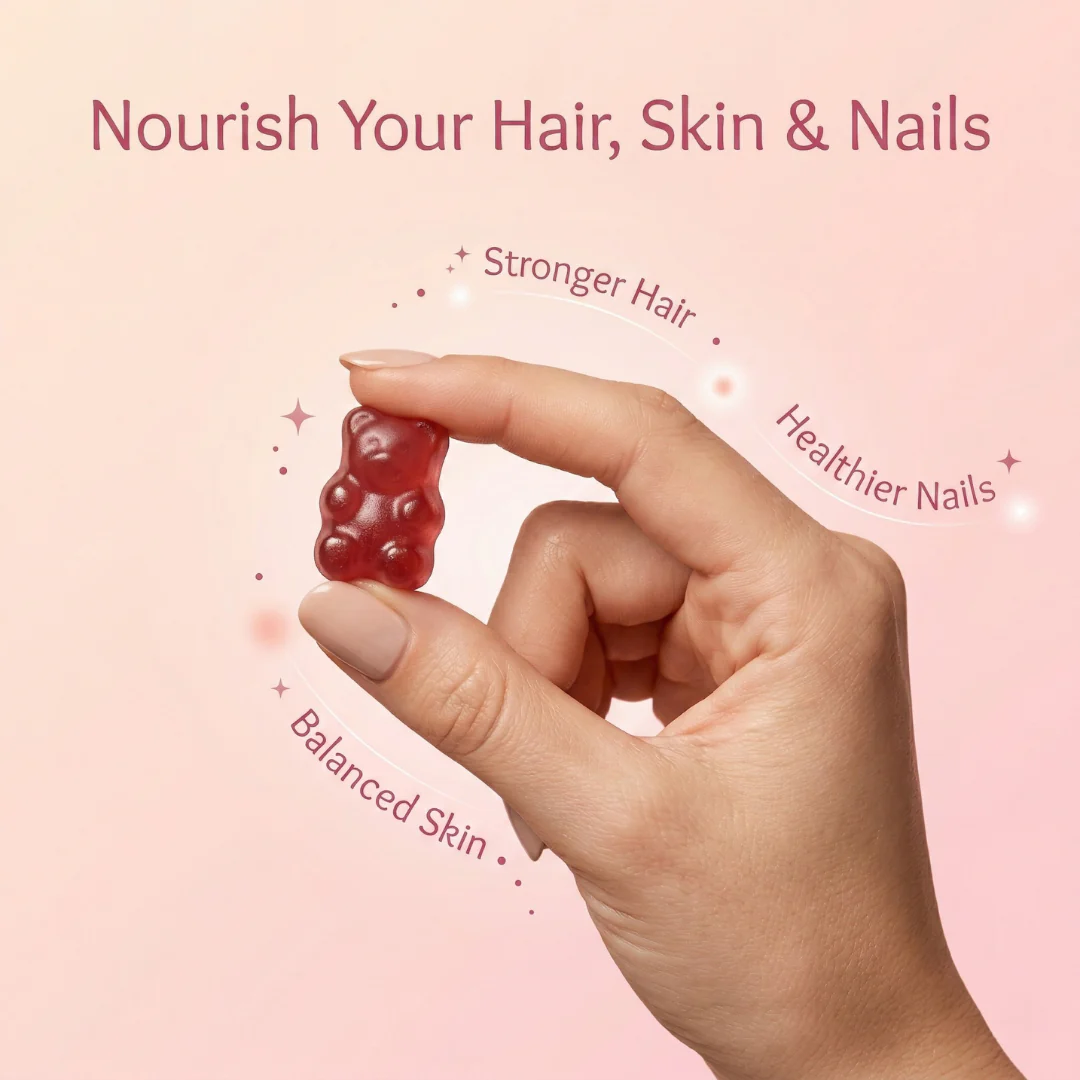 Ah-mazing Hair Biotin Gummies – 5000 mcg Biotin for Hair Growth, Skin & Nails Vitamins - Image 3