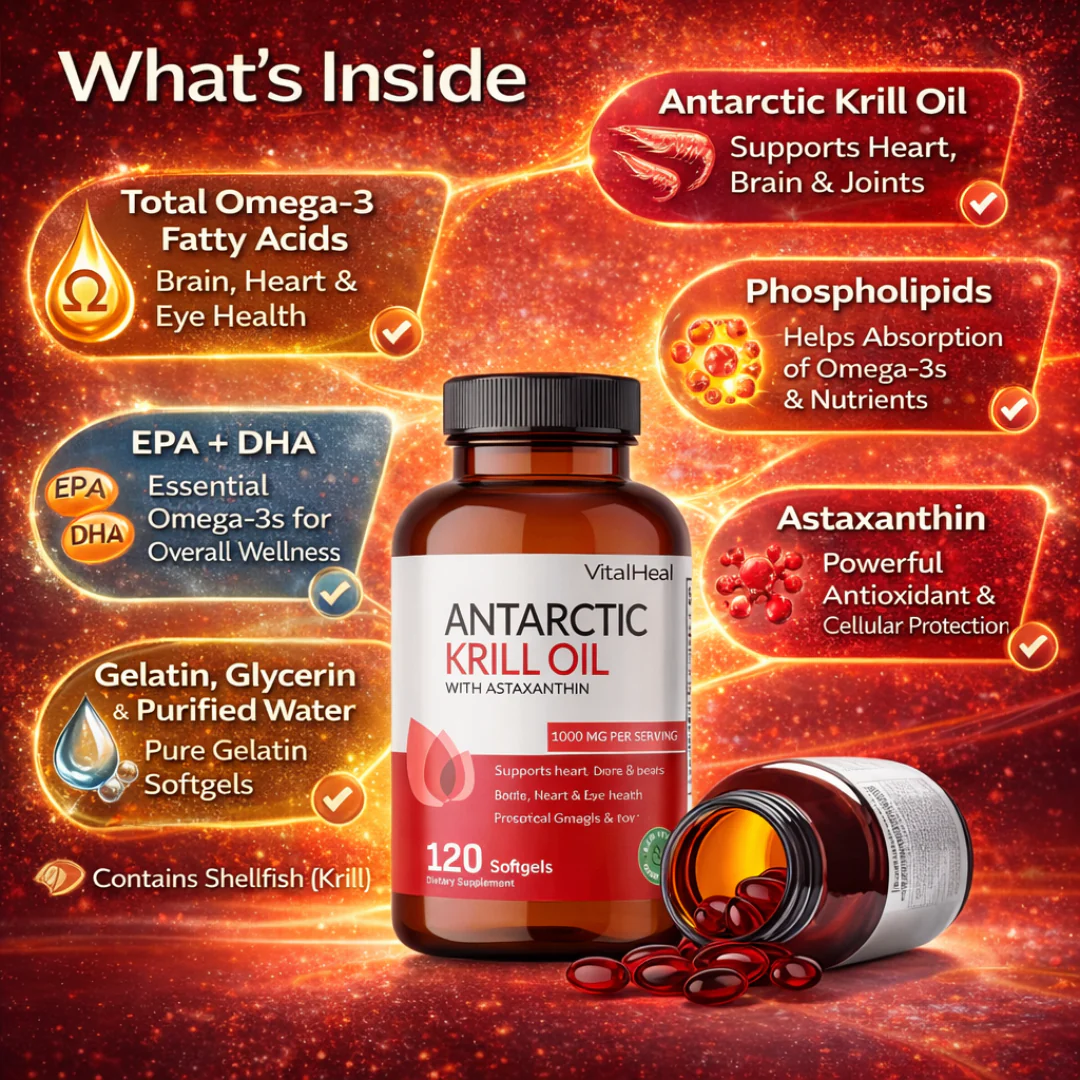 Antarctic Krill Oil 1000mg with Astaxanthin - Image 3