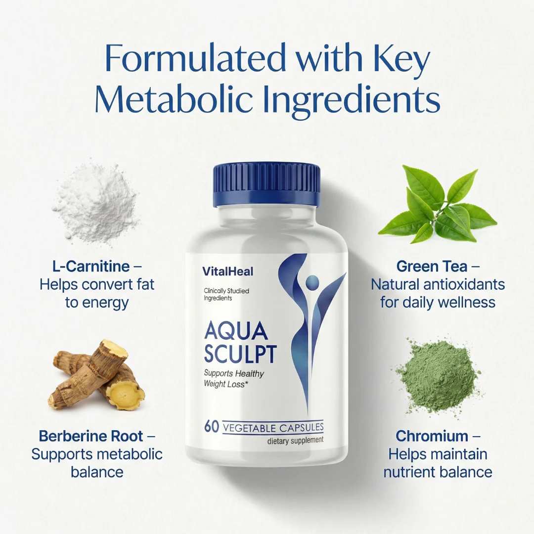 Aqua Sculpt – Weight Loss Support Supplement with L-Carnitine for Metabolic Support - Image 3