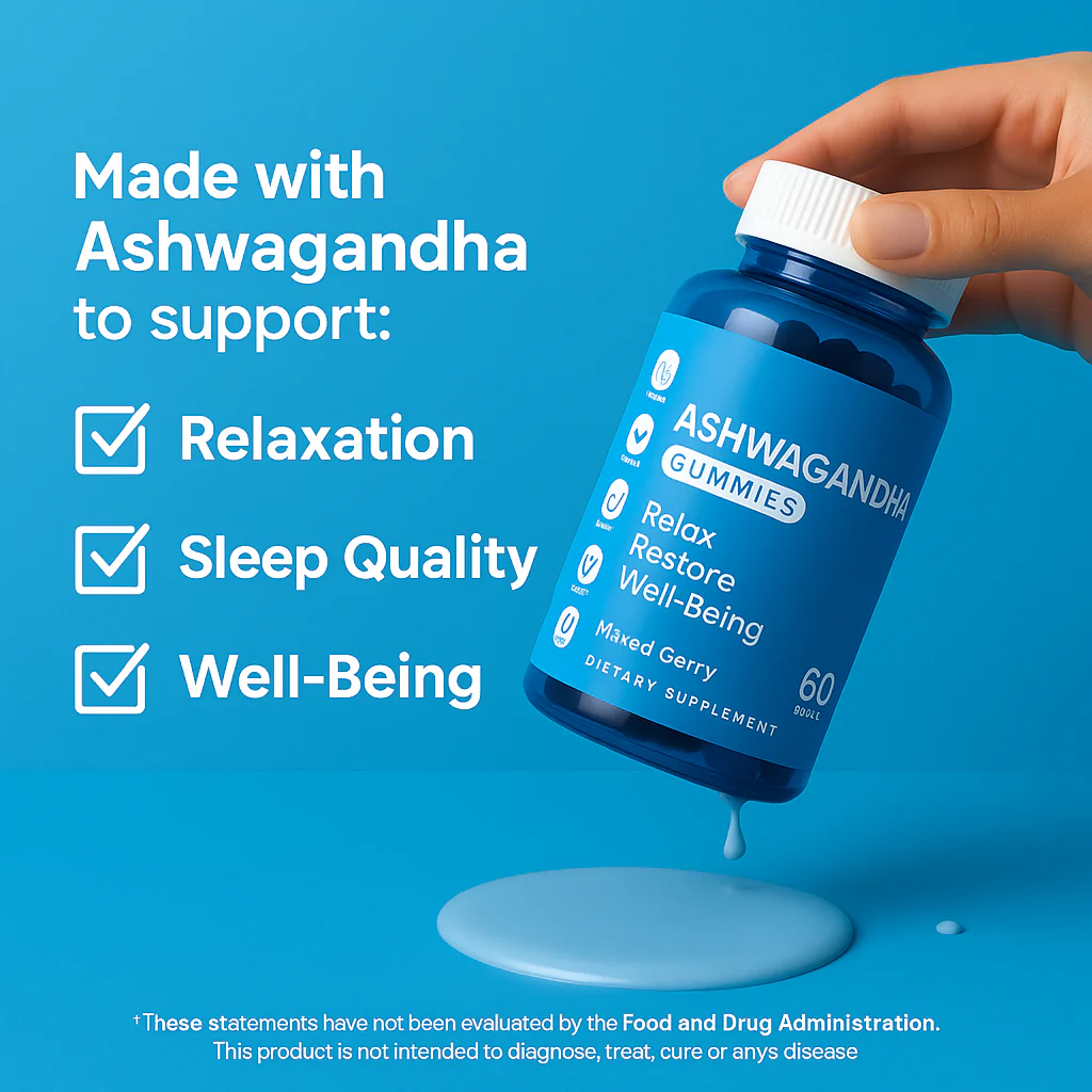 Ashwagandha Gummies - With KSM-66 and Vitamin D - Image 3