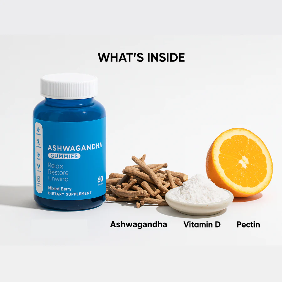 Ashwagandha Gummies - With KSM-66 and Vitamin D - Image 4