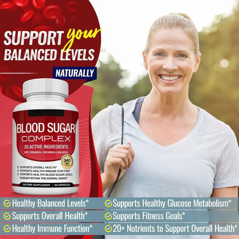Blood Sugar Complex – Glucose & Metabolism Support Supplement - Image 3