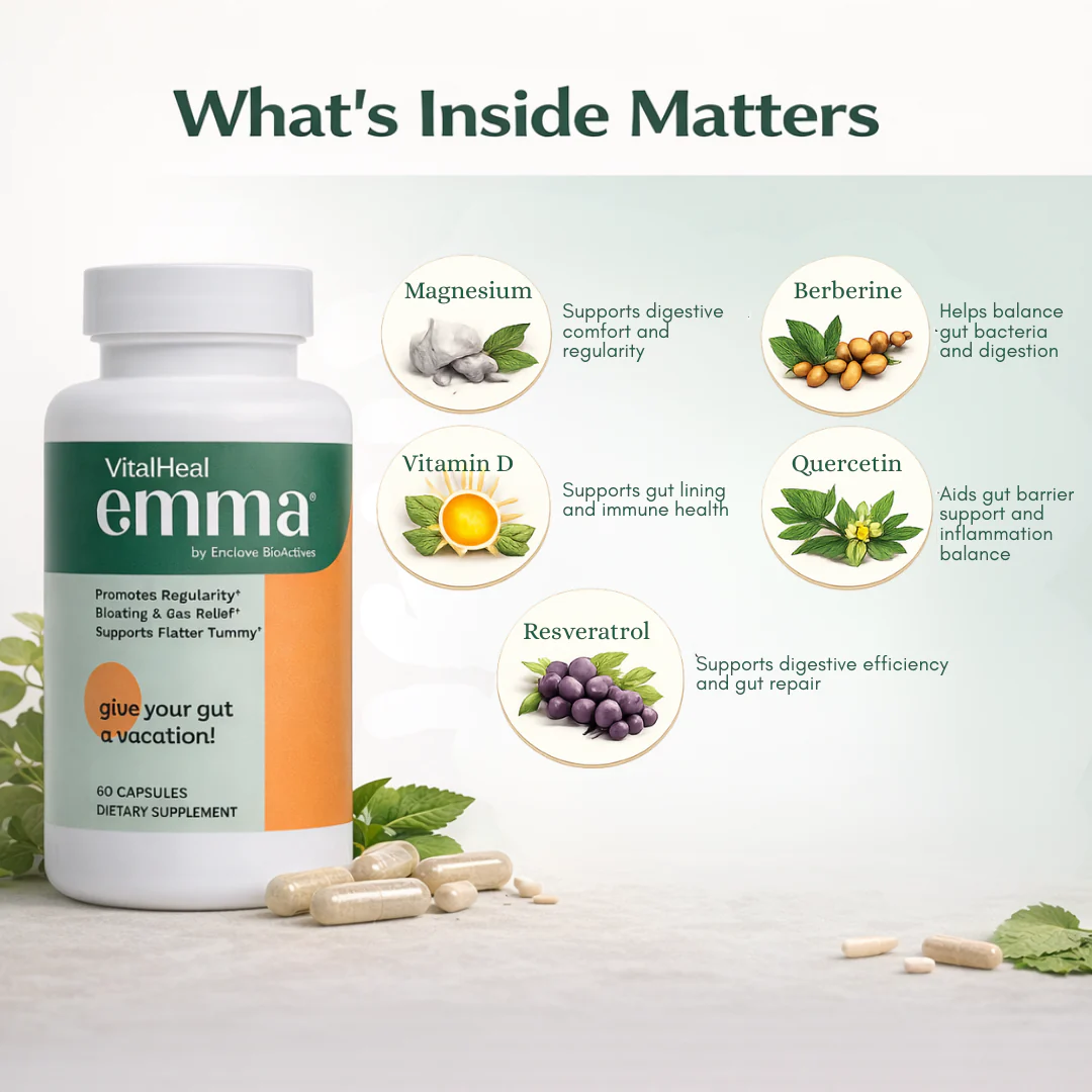 Emma Gut Health Daily Digestive Support for Bloating & Regularity - Image 3