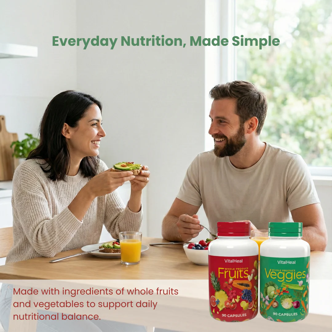 Whole Food Fruit & Vegetable Supplement Capsules (2-Pack) – Freeze-Dried, Vegan, No Fillers - Image 4