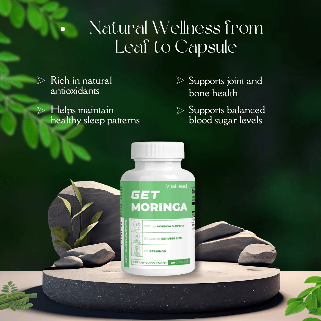 GET MORINGA Pure Oleifera Leaf Capsules for Antioxidant Support - Image 4