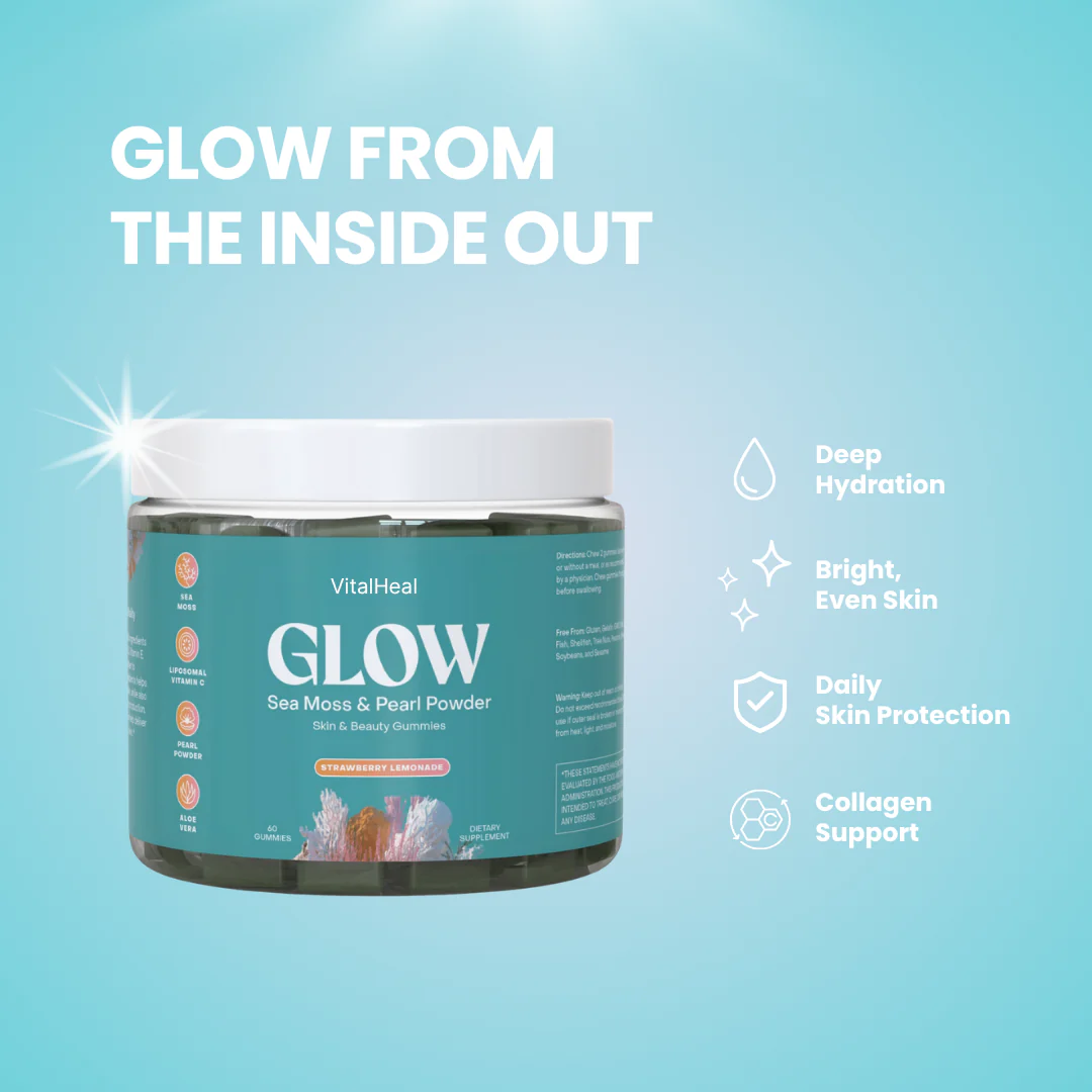 Glow Sea Moss & Pearl Powder Gummies – Skin Support & Radiance - Image 2