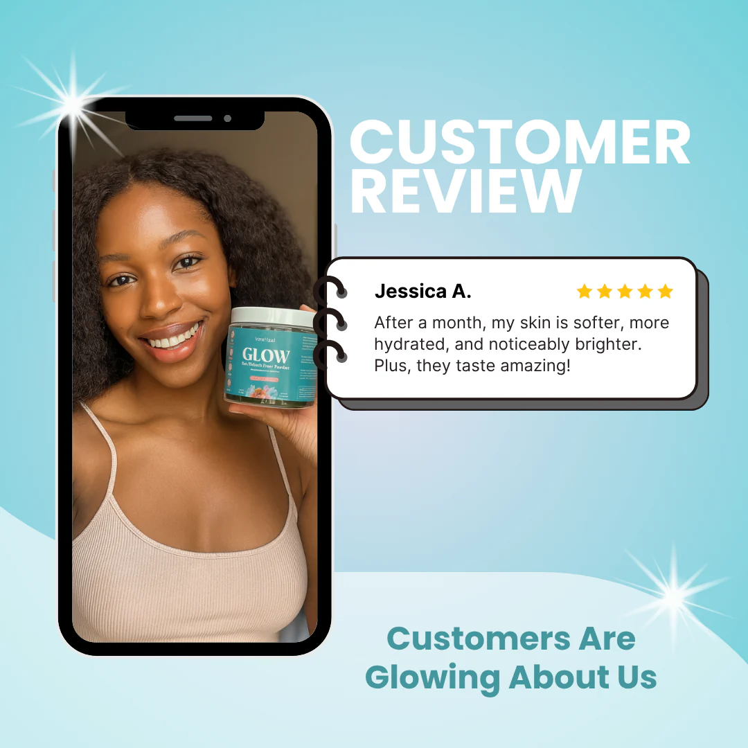 Glow Sea Moss & Pearl Powder Gummies – Skin Support & Radiance - Image 4