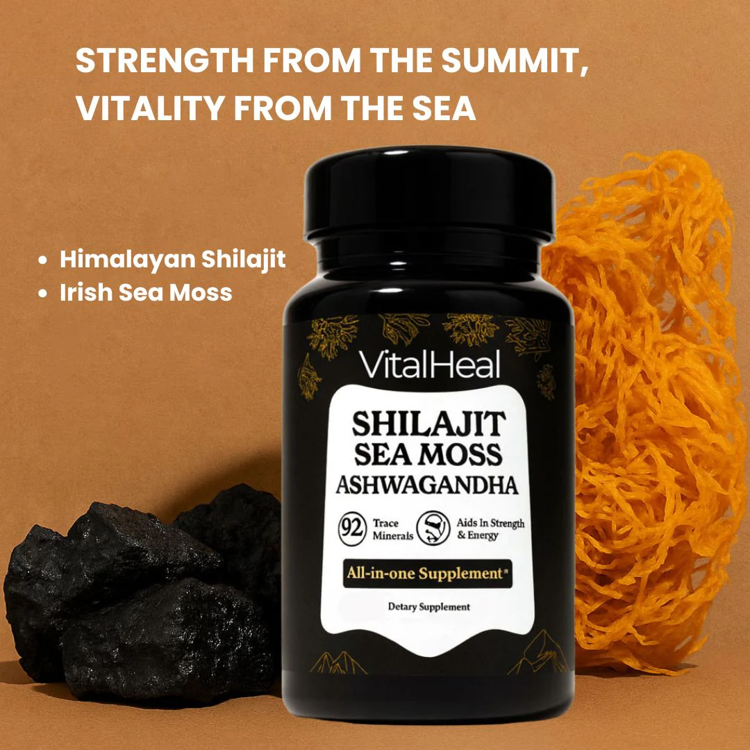 Himalayan All-in-One Capsules - Shilajit, Sea Moss & Ashwagandha - Image 2