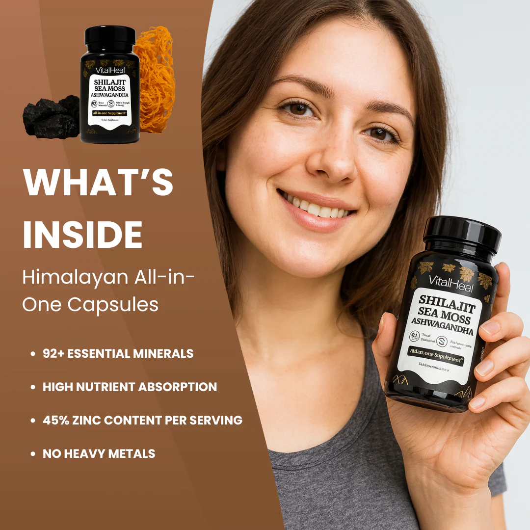Himalayan All-in-One Capsules - Shilajit, Sea Moss & Ashwagandha - Image 3