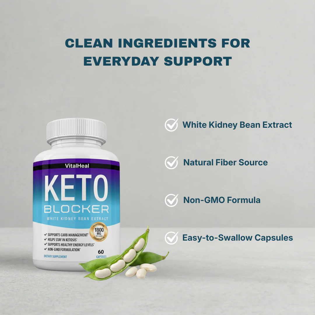 Keto Carb Blocker Pills – White Kidney Bean Extract Supplement for Carb Control - Image 4