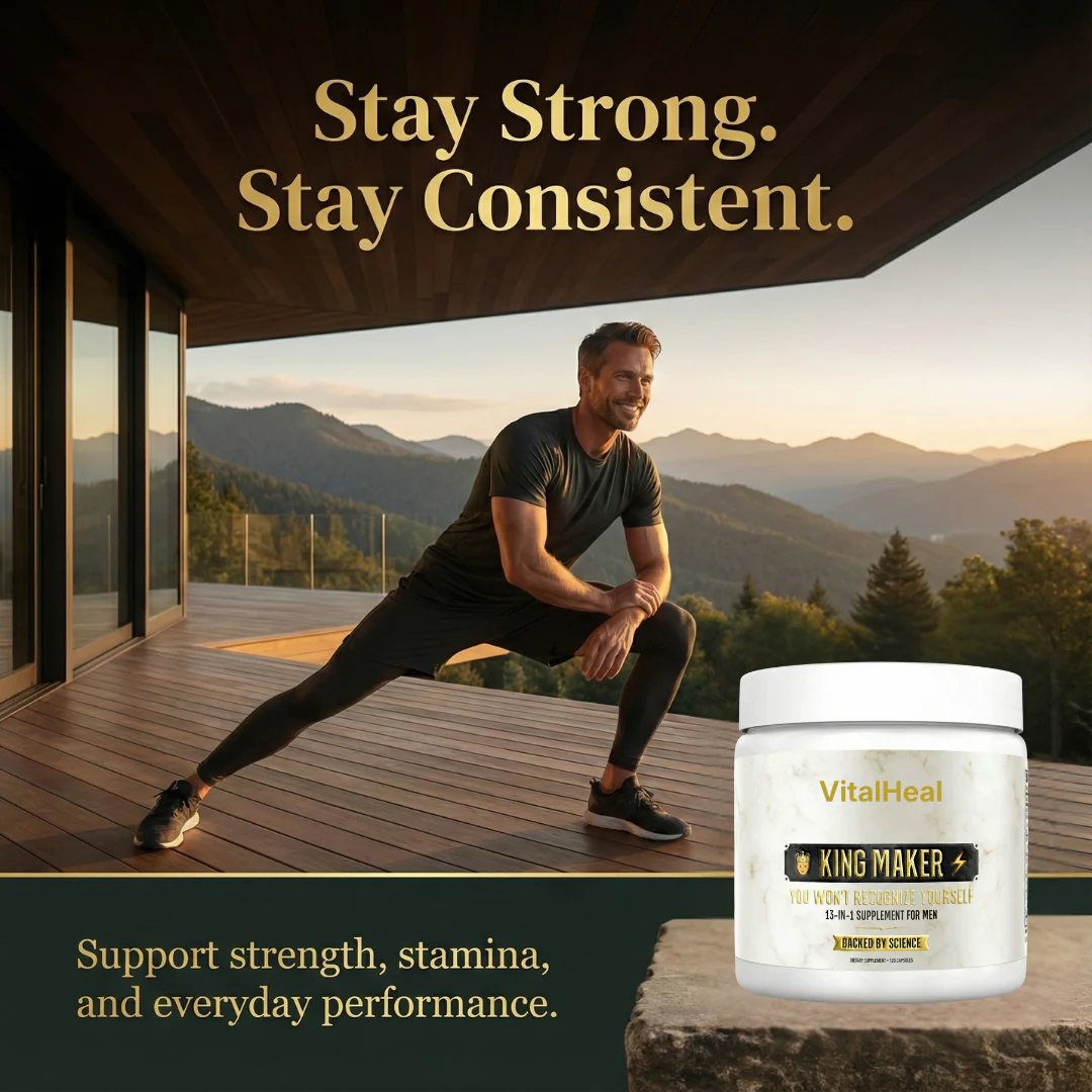 King Maker 13-in-1 Supplement for Men – Male Performance, Muscle Support & Circulation Improvement - Image 4