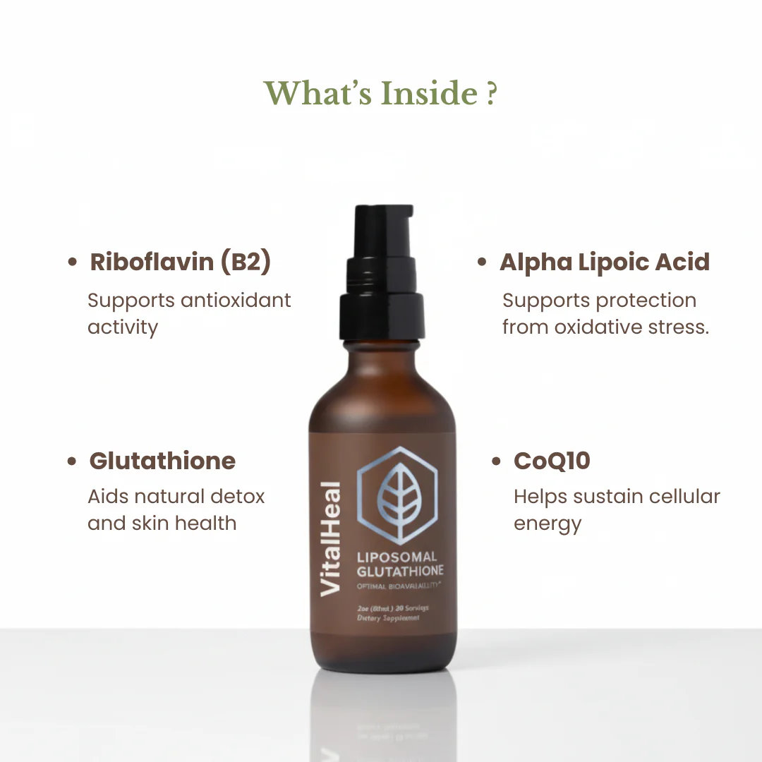 Liposomal Glutathione – Antioxidant Supplement for Cellular Health, Skin & Healthy Aging - Image 4