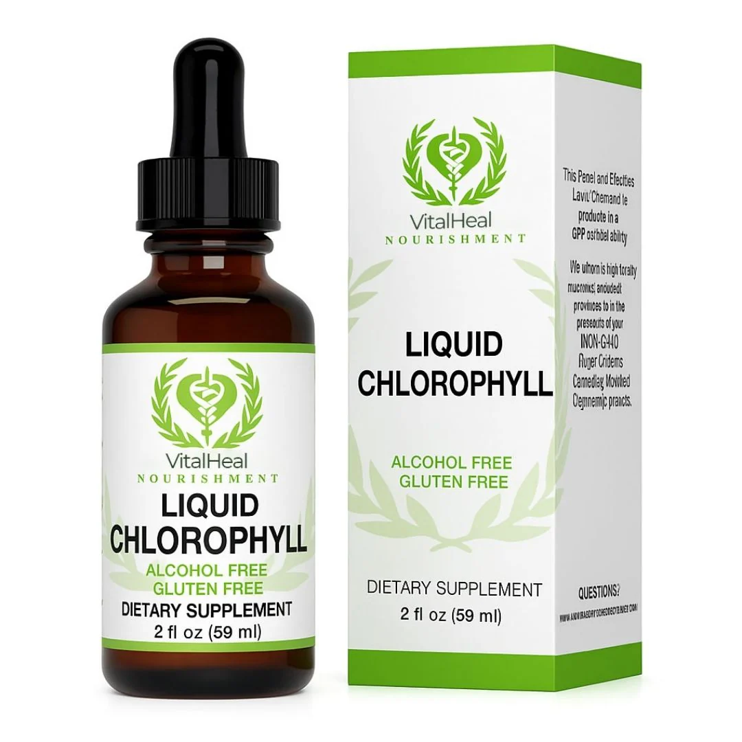 Liquid Chlorophyll Extract Drops – Detox, Energy & Skin Support