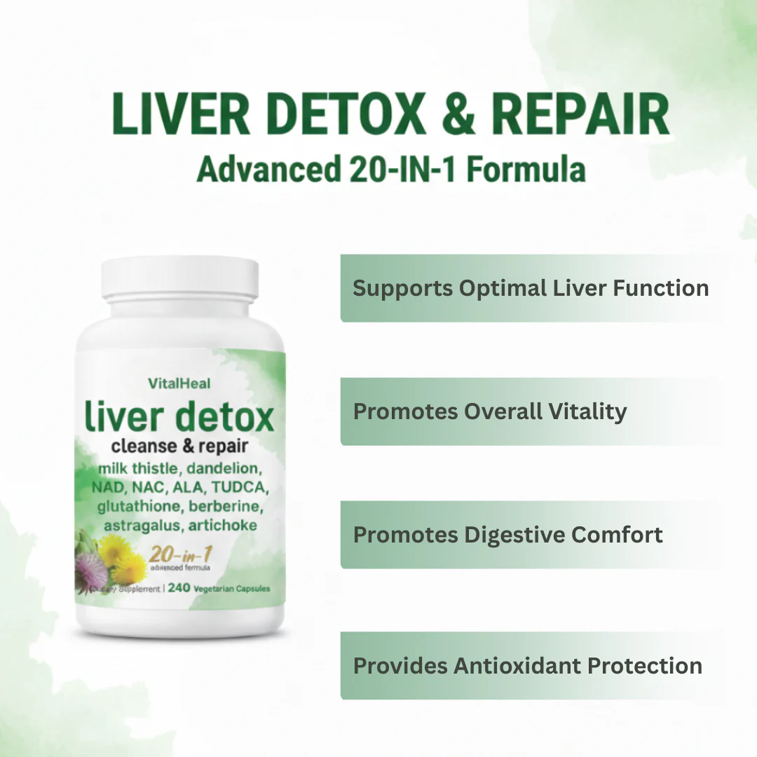 Liver Detox & Support Complex – 20-in-1 Herbal Formula for Natural Cleanse & Daily Wellness - Image 2