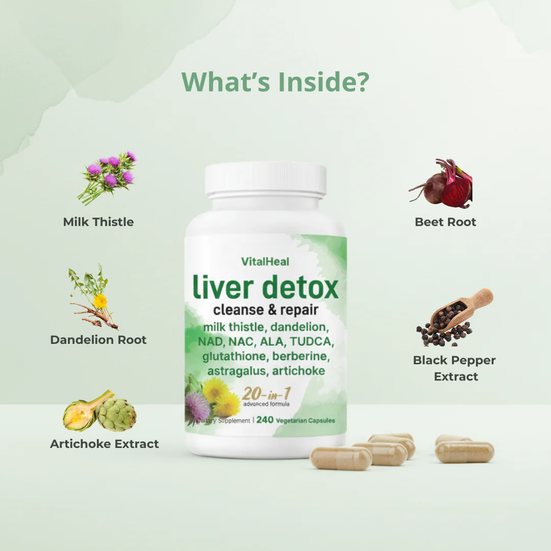 Liver Detox & Support Complex – 20-in-1 Herbal Formula for Natural Cleanse & Daily Wellness - Image 5
