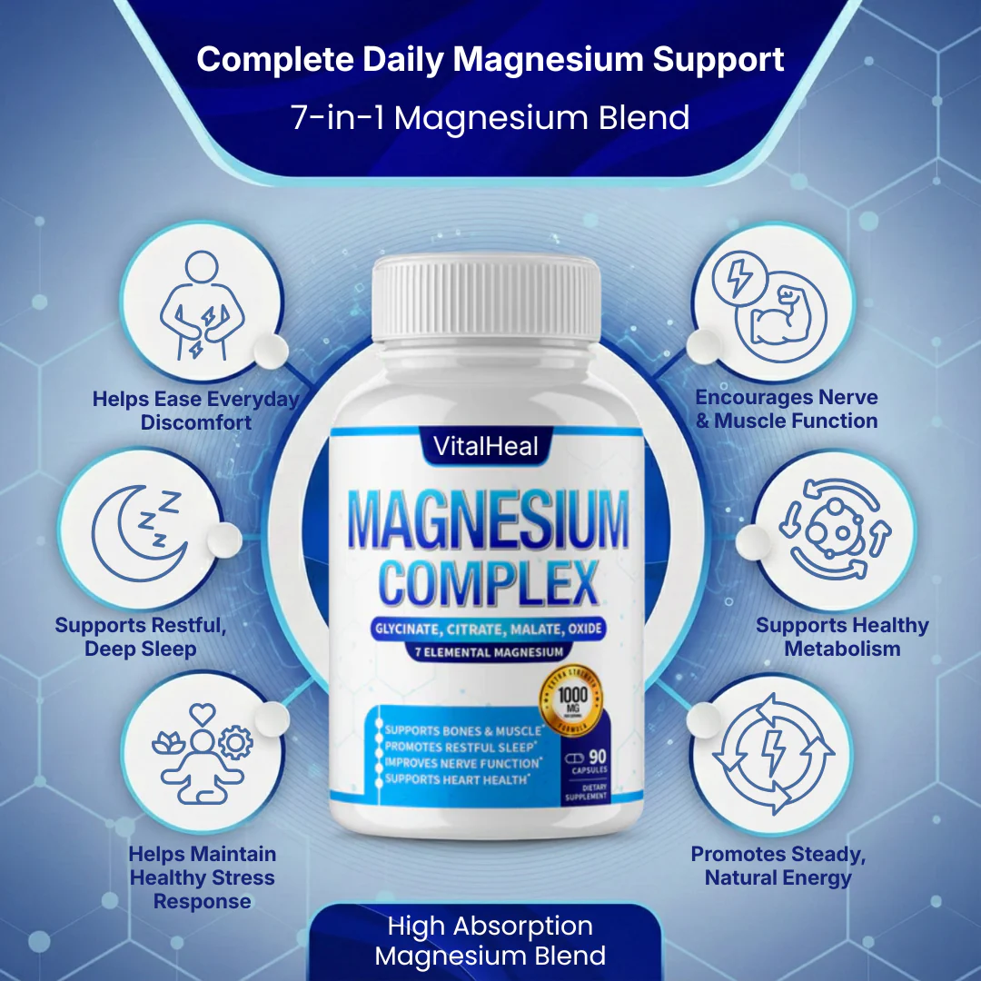 Magnesium Complex 7-in-1 – High Absorption - For Sleep, Stress & Muscles - Image 2