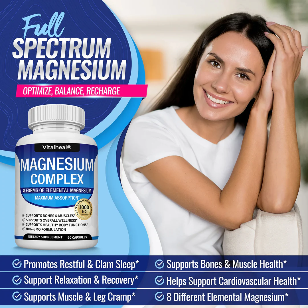 Magnesium Complex 8-in-1 – Energy, Sleep & Recovery Support - 1000 mg - Image 3