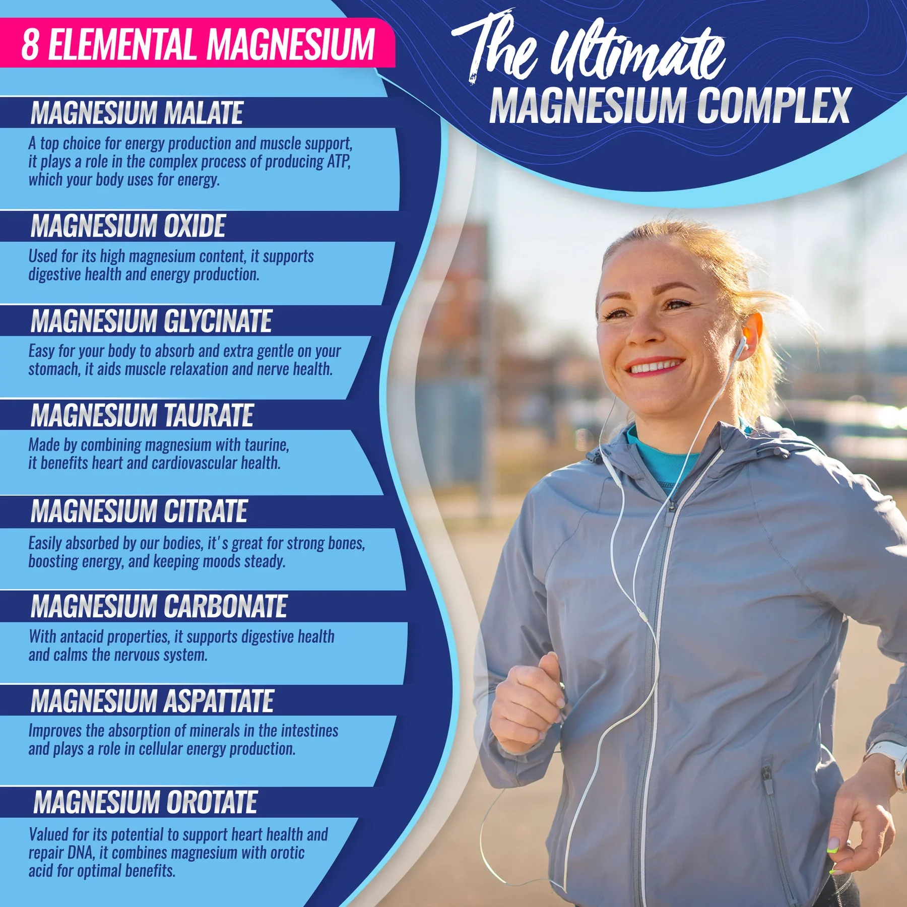 Magnesium Complex 8-in-1 – Energy, Sleep & Recovery Support - 1000 mg - Image 4