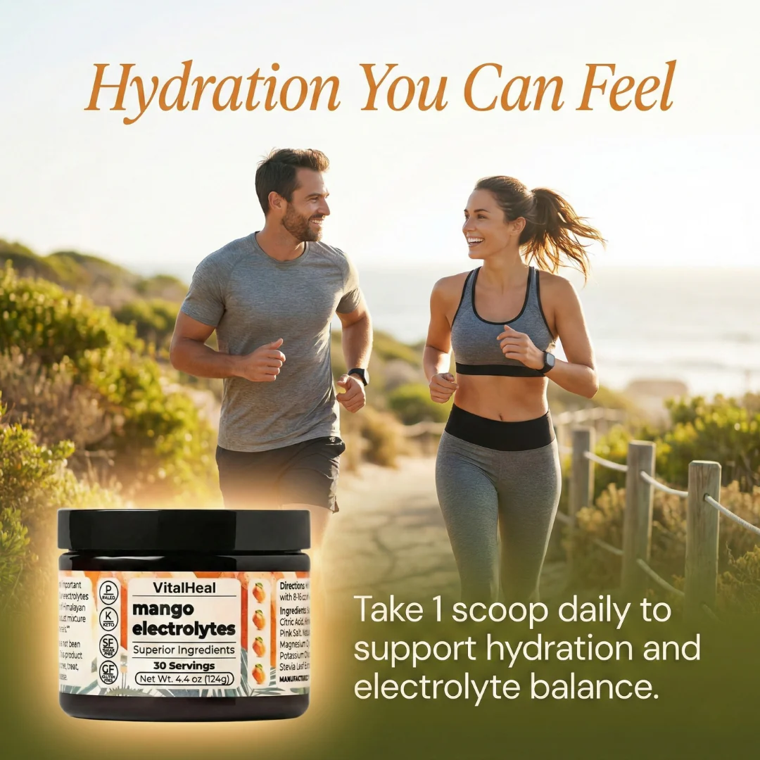 Mango Electrolytes Powder – Sugar Free Electrolytes with Himalayan Pink Salt for Daily Hydration - Image 5
