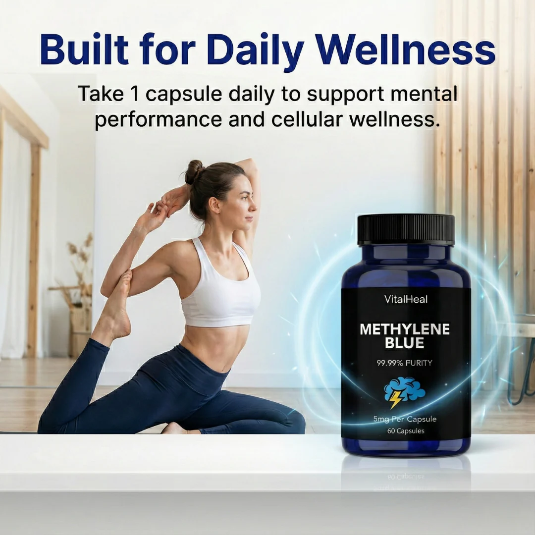 Methylene Blue Capsules – Cognitive & Cellular Energy Support Supplement - Image 3