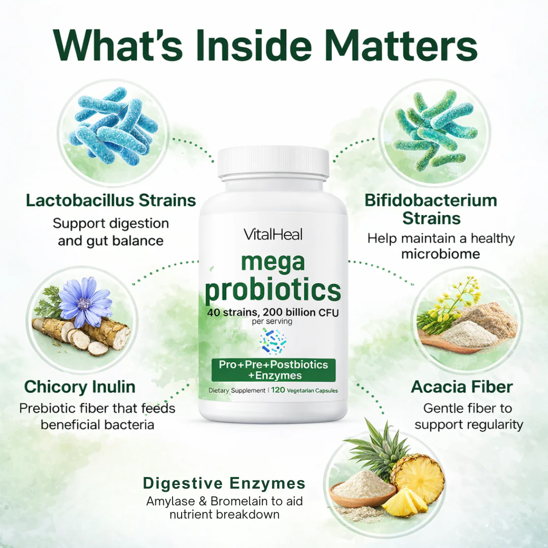 Micro Ingredients Mega Probiotics for Digestive Balance & Daily Gut Comfort - Image 3