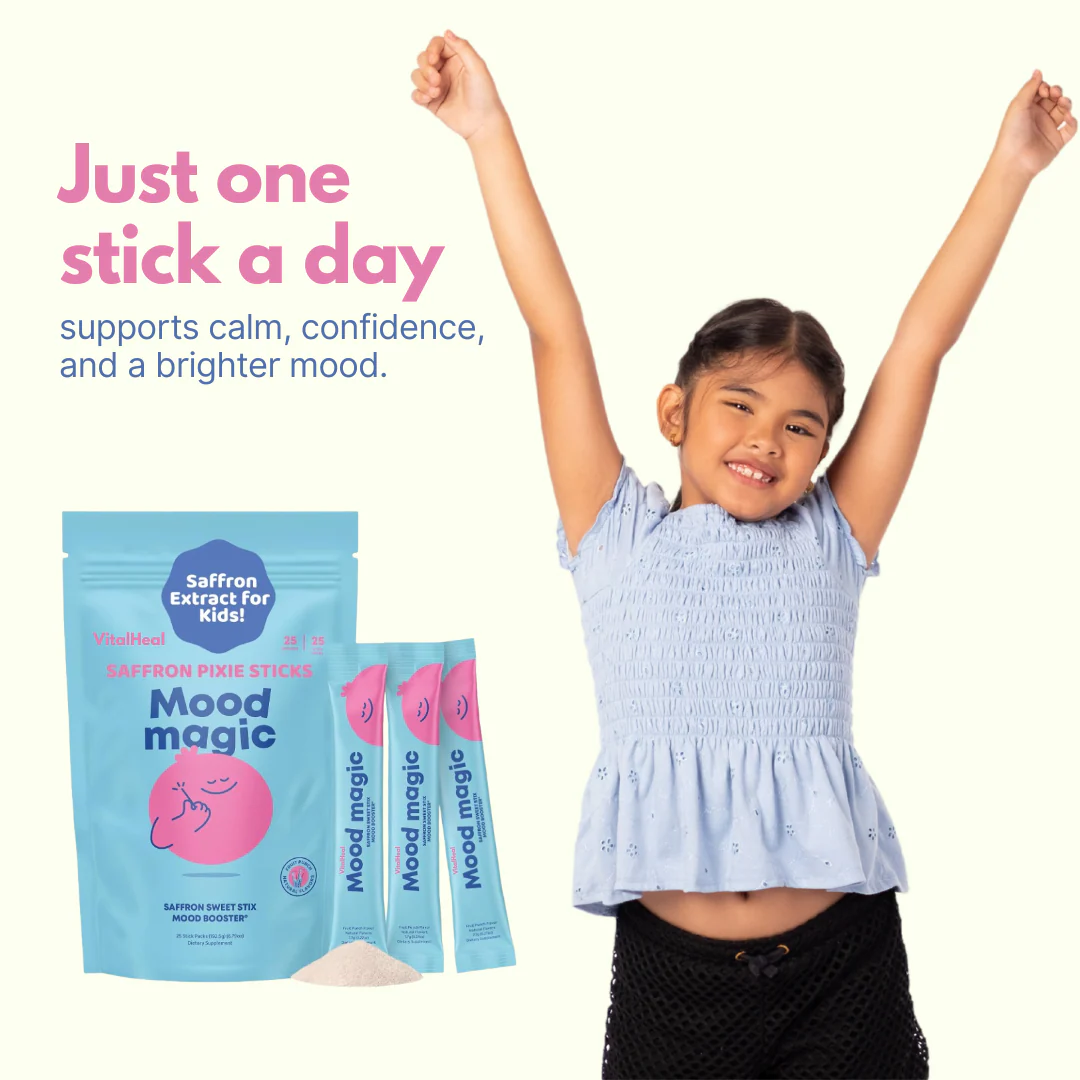 Mood Magic – Saffron & Vitamin Pixie Stix for Kids, Fruit Punch - Image 3