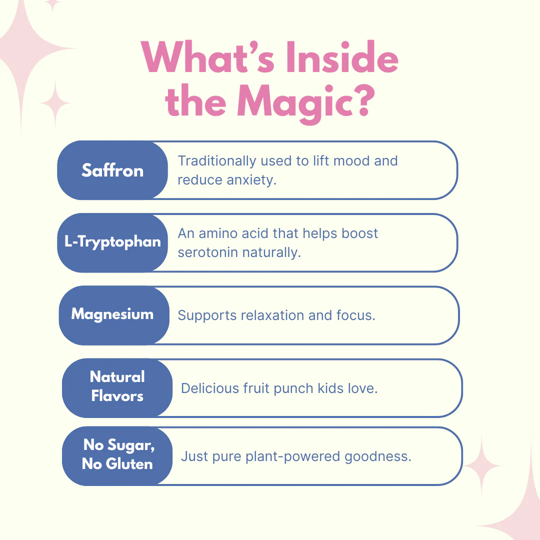 Mood Magic – Saffron & Vitamin Pixie Stix for Kids, Fruit Punch - Image 4