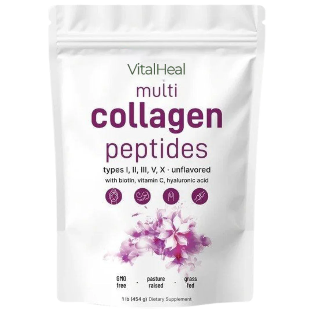 Multi Collagen Peptides Powder - Hydrolyzed & Marine Collagen Blend