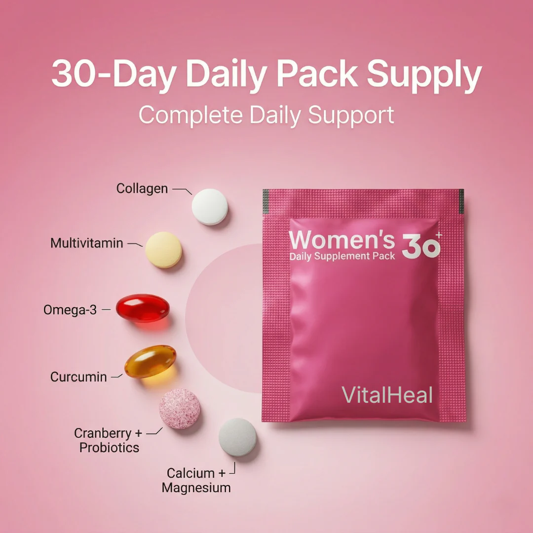 Multivitamin for Women – Daily Vitamin Pack (30 Packs) with Omega 3 & Probiotics for Energy and Hair, Skin & Nails - Image 3