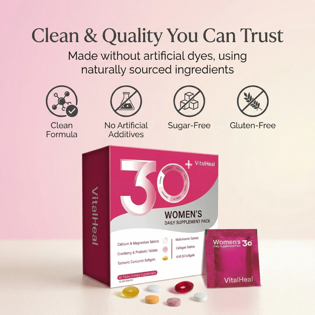 Multivitamin for Women – Daily Vitamin Pack (30 Packs) with Omega 3 & Probiotics for Energy and Hair, Skin & Nails - Image 4