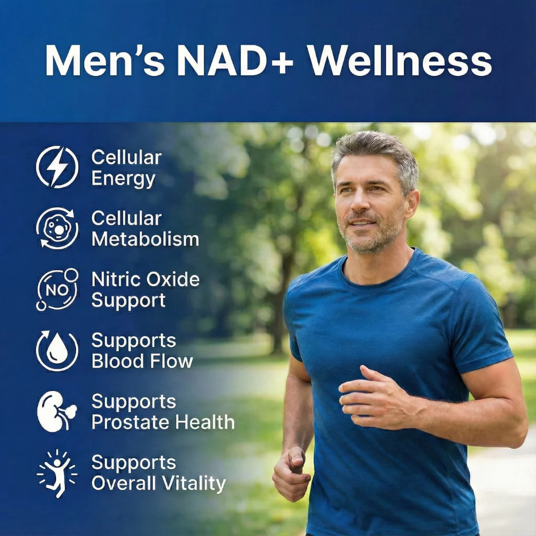 NAD+ Supplement for Men – Liposomal NAD+ for Energy, Circulation Support & Vitality - Image 2