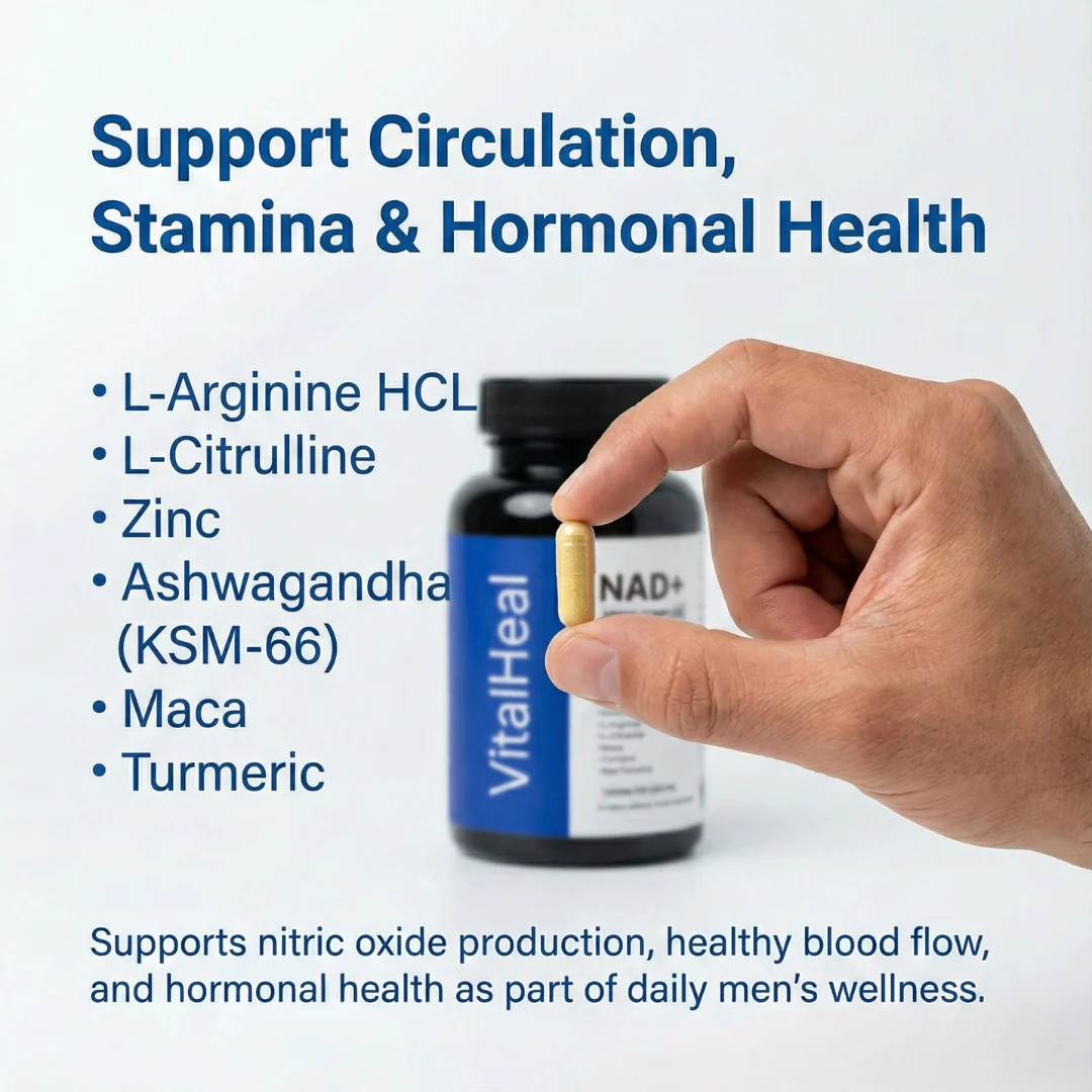 NAD+ Supplement for Men – Liposomal NAD+ for Energy, Circulation Support & Vitality - Image 3