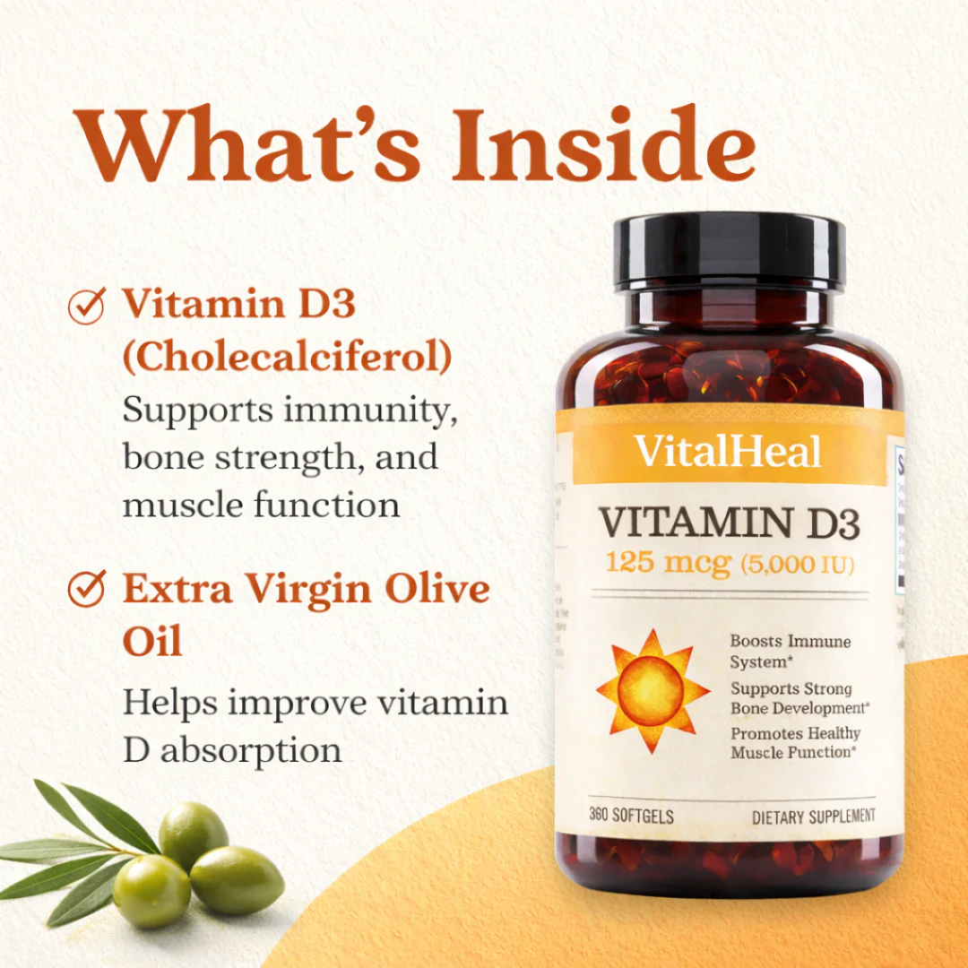 NatureWise Vitamin D3 for Immune Support, Bone Strength & Muscle Function - Image 3