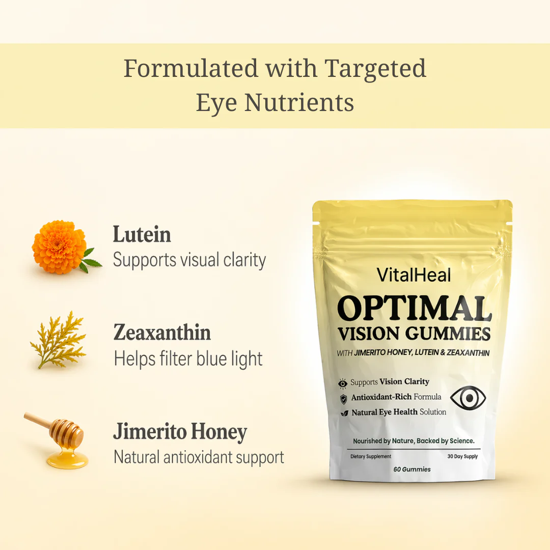 Optimal Vision Gummies – Eye Health Supplement with Lutein & Zeaxanthin for Vision Support - Image 3