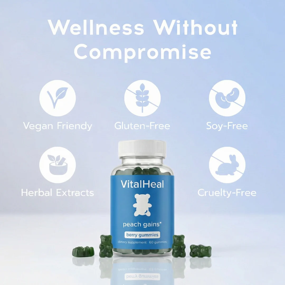Peach Gains Gummies for Women – Herbal Multivitamin for Daily Wellness - Image 5