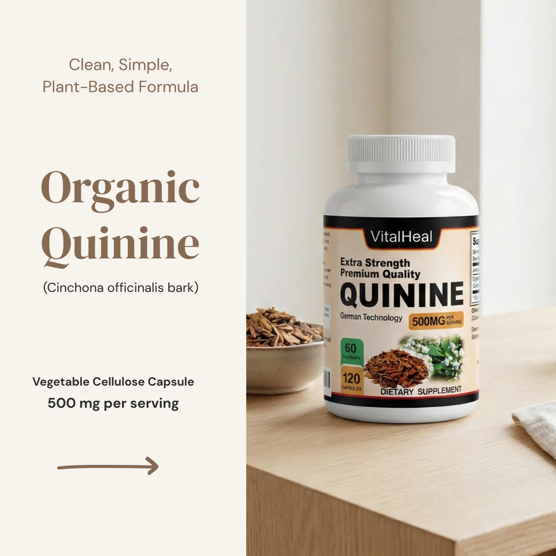 Quinine Capsules – Leg Cramp & Muscle Support from Cinchona Bark - Image 3