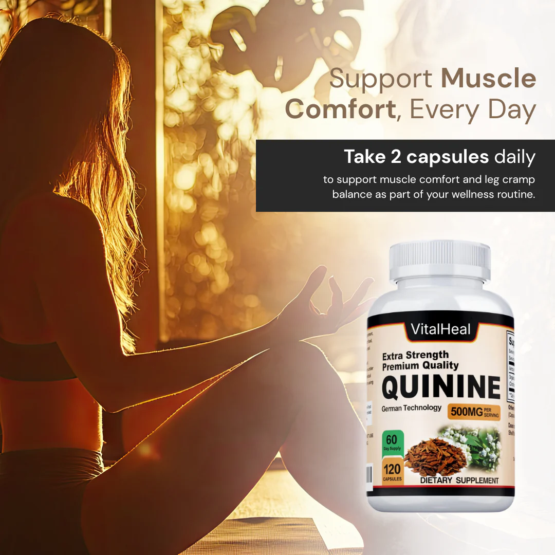 Quinine Capsules – Leg Cramp & Muscle Support from Cinchona Bark - Image 4