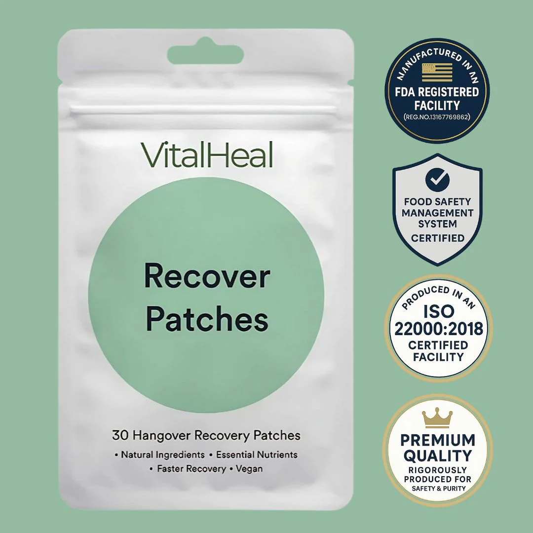 Recover Patch - Vitamin Infused Hangover Support & Hydration Aid - Image 3