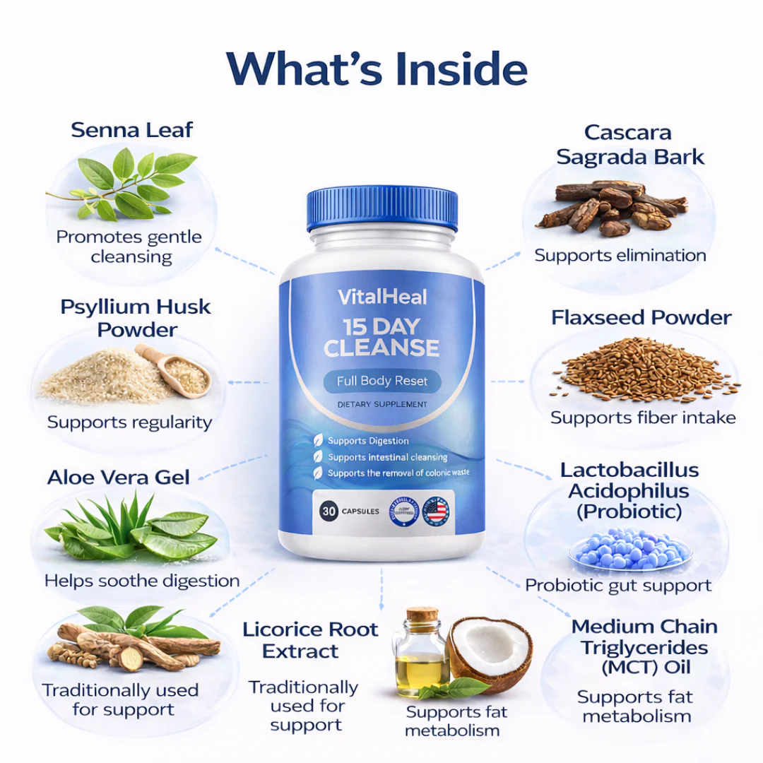 Rosabella 15-Day Colon Cleanse Capsules for Bloating Relief & Digestive Reset - Image 3