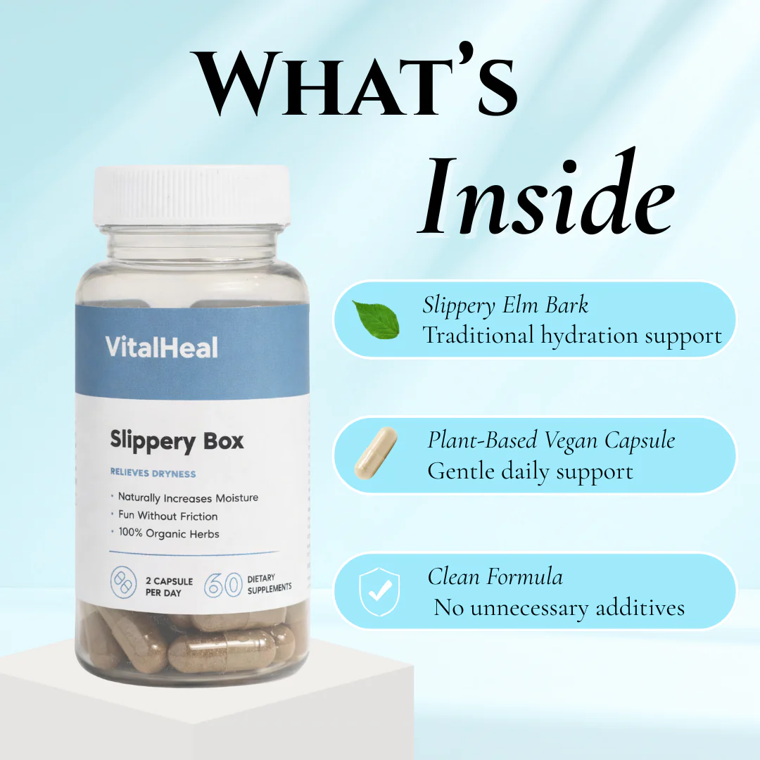 Slippery Box Moisture Support Capsules for Daily Comfort and Hydration - Image 4