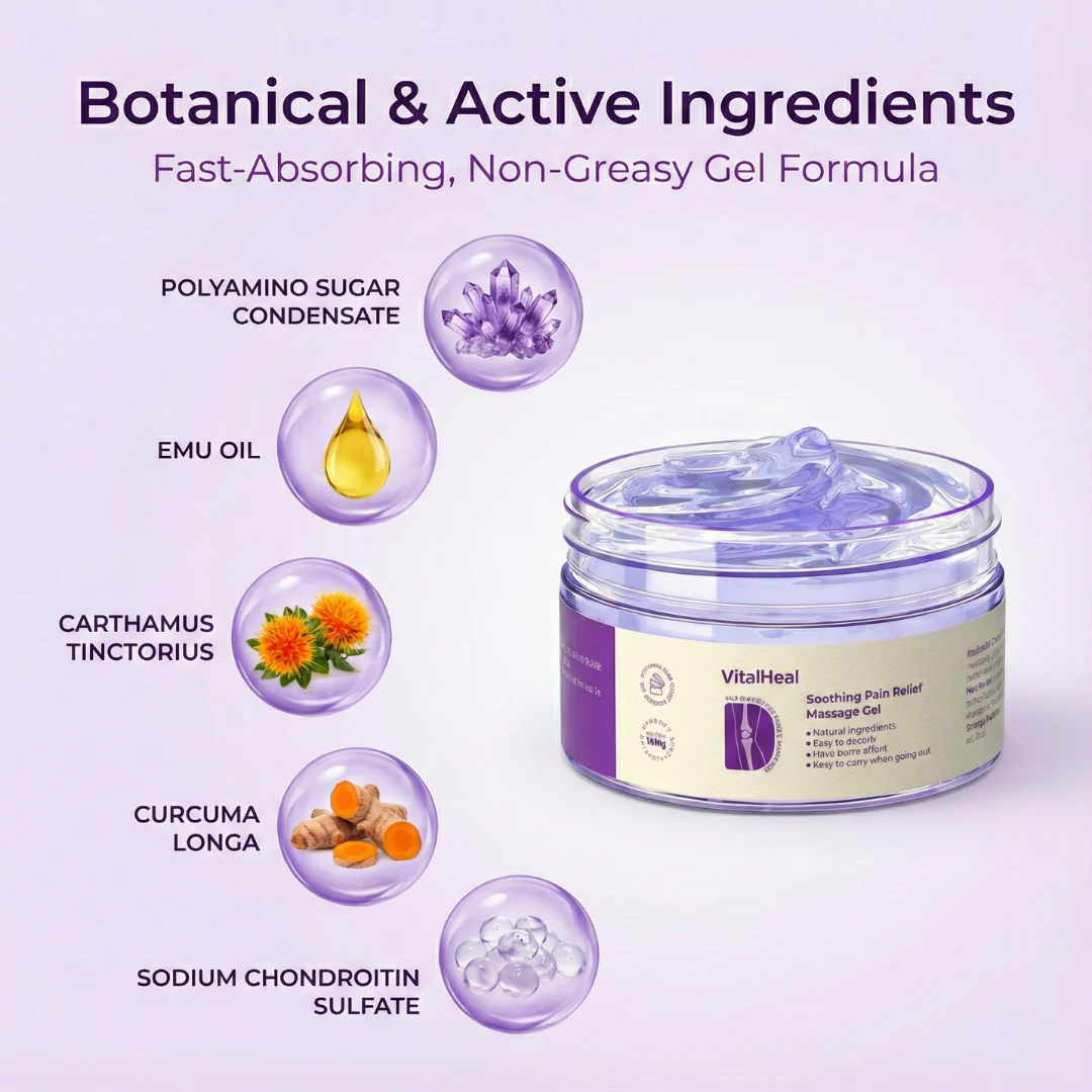 Soothing Pain Relief Massage Gel – Fast-Acting Comfort for Joints & Body - Image 3
