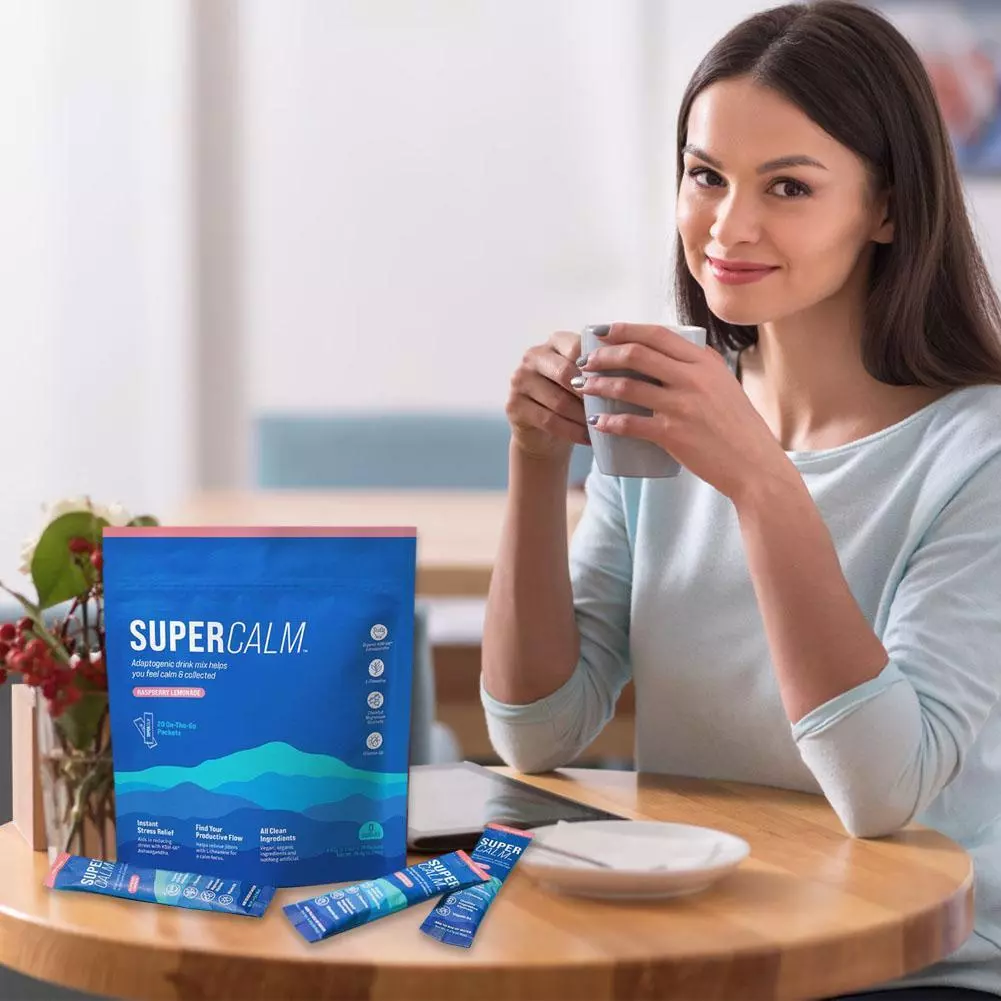SuperCalm Raspberry Lemonade – Natural Stress Support & Sleep Aid - Image 3