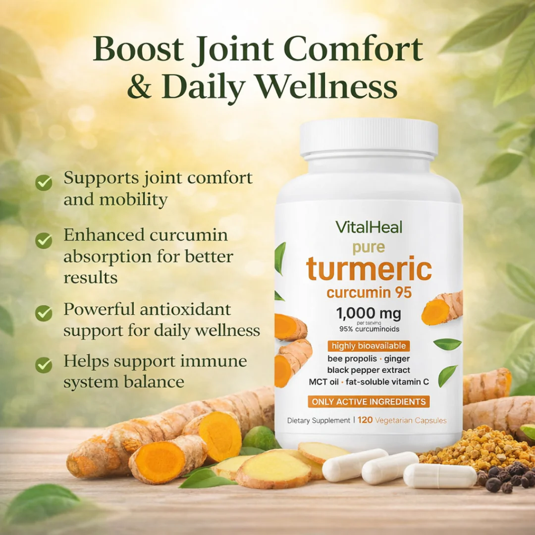 Turmeric Curcumin Herbal Complex Black Pepper & MCT Oil – 120 Capsules - Image 4