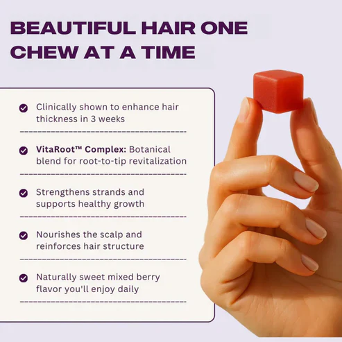 Hair Growth Gummies for Naturally Thicker, Stronger Hair - Image 3