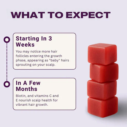Hair Growth Gummies for Naturally Thicker, Stronger Hair - Image 4