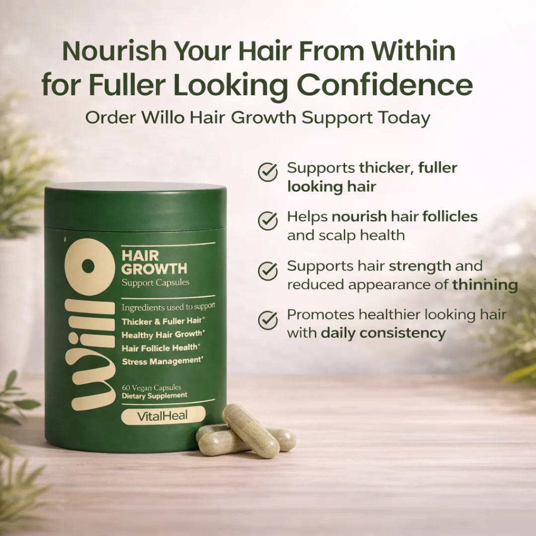 Willo Hair Growth Support for Women – Thicker Fuller Hair & Follicle Support - Image 3