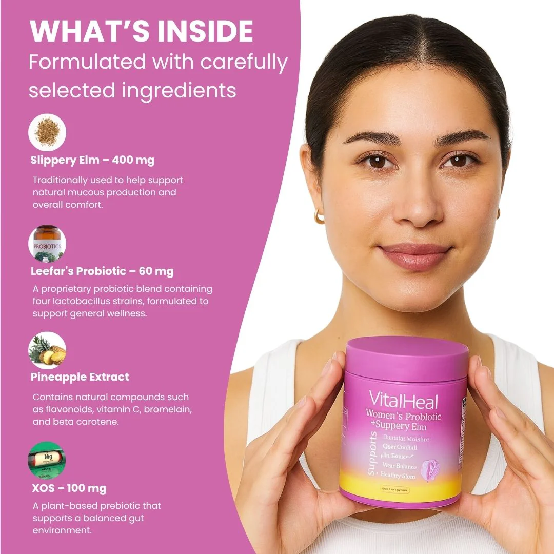 Women's Probiotic+Slippery Elm Gummies - Daily Feminine Support - Image 3