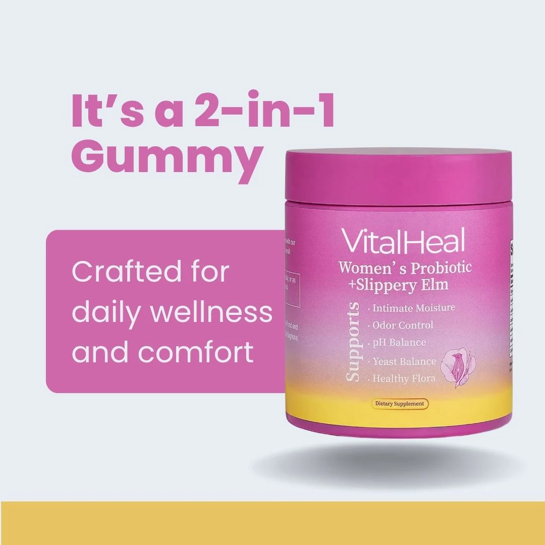 Women's Probiotic+Slippery Elm Gummies - Daily Feminine Support - Image 4